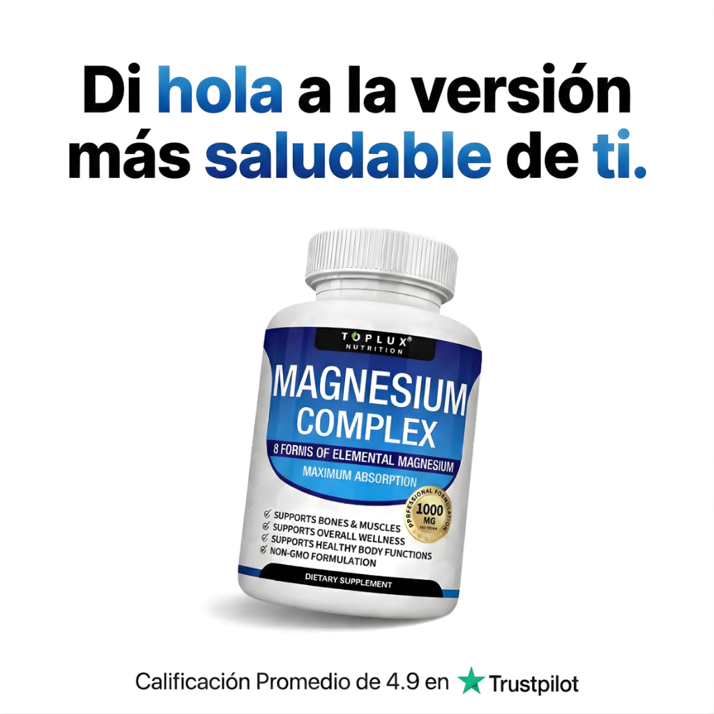 Magnesio 8 en 1 de Alta Absorción